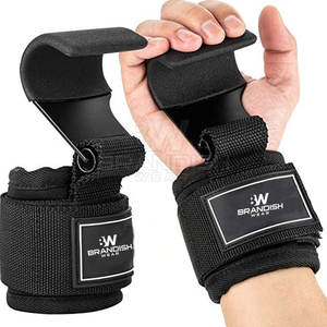 Crochets de musculation uniques fabriqués au Pakistan, sangle de musculation, accessoires de fitness et de musculation - Product Image 1