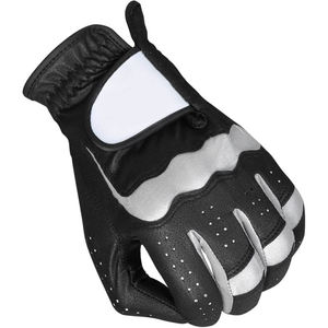 Gants de golf en cuir de cabretta pleine main à marque privée pour droitier et gaucher, logo personnalisé, gants de golf en cuir véritable pour le sport - Product Image 2