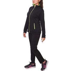 Chándal de mujer de color de estilo de algodón 100% de calidad superior chándal de dos piezas de gran tamaño liso para damas - Product Image 2