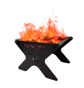 Hot Sale Portable <b>Firepit</b> for Outdoor & Garden Use Matte Black Finishing <b>Camping</b> Backyard Usage Fire Pits <b>Camping</b> Fire Pit - Product Image 5