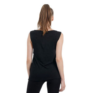 Camiseta sin mangas de Fitness XS para mujer, Tops cortos transpirables de secado rápido con cuello en U, diseño de tela de punto Sexy informal para gimnasio, Yoga, correr - Product Image 2