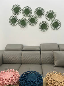 Affordable Rattan Charger Plate for Holiday <b>Dinners</b> Elegant Rattan Charger Plate for Party Tables - Product Image 3