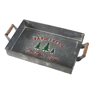 Bandeja de servicio de metal para decoración del hogar, nuevo diseño creativo para Decoración de mesa de hotel, restaurante y bar, venta al por mayor - Product Image 1