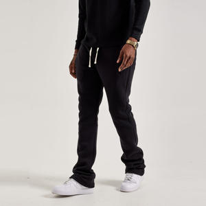 กางเกงจ็อกเกอร์เอวสูงของผู้ชายปักโลโก้แบบลำลองกางเกงวอร์มแถบด้านข้างพร้อมเชือกสำหรับผู้ชาย - Product Image 5