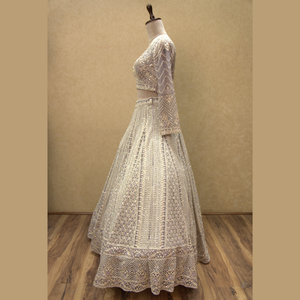 Trendy Mauve Lehenga con delicado bordado Dori con trabajo manual de diamantes Perfecto para todas las ocasiones a precio al por mayor - Product Image 3