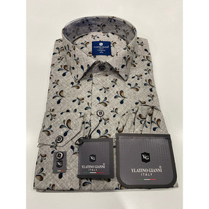 เสื้อคอตตอนสลิมฟิตผู้ชายใส่สบายทำจากผ้าเทอร์กีย์แขนยาวมีสไตล์ทนทาน - Product Image 5