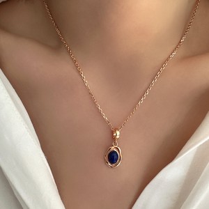 Collier pendentif Lapis Lazuli artisanal bijoux en argent sterling avec options de chaîne cadeau pour elle - Product Image 6