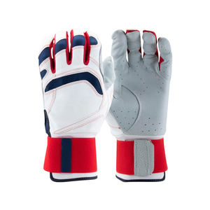 Kids Baseball Softball Batting Gloves Finest Quality Leather Anti-Cut Impact-Resistant Custom Professional Baseball Gloves - Product Image 1