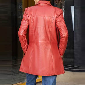 Abrigo de Cuero Clásico para Mujer, Material Resistente para el Invierno y Uso Diario - Product Image 6