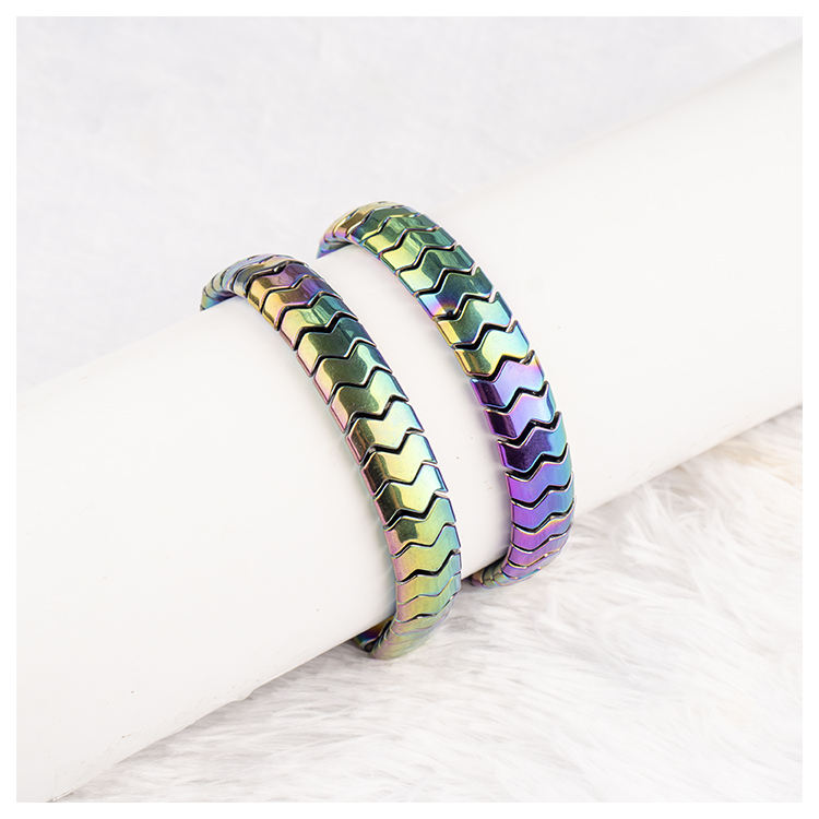 Multicolor sheen with vibrant rainbow reflections