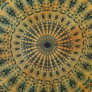 Ấn Độ Mandala tường treo Bohemian Hippie trang trí nội thất dân tộc Nữ Hoàng tấm thảm trải giường con công bảng yoga in nhà - Product Image 2