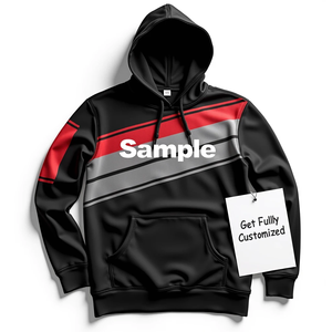 เสื้อสวมหัวคอตตอนผสมโพลีเอสเตอร์โอเวอร์ไซส์ผู้ชายเสื้อมีฮู้ดแนวสตรีทแบบซับลิเมชันกำหนดเองทนทานแบบลำลองสำหรับฤดูหนาว - Product Image 3