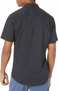 Chemise décontractée classique à manches courtes imprimée hawaïenne pour hommes vêtements d'été respirants avec col montant - Product Image 2