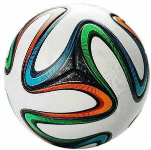 Ballon de football d'entraînement personnalisé pour toutes les conditions météorologiques, en matériau PU, équipement sportif, ballon de football cousu à la main, service OEM - Product Image 1