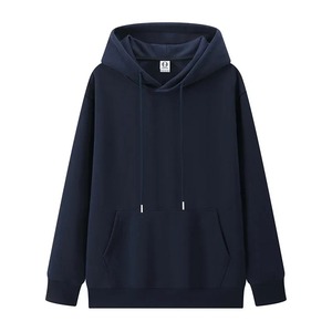 Sudadera holgada grande de algodón de alta calidad para hombre y mujer, sudadera holgada con foto impresa DIY y logotipo personalizado, ropa para hombre - Product Image 1