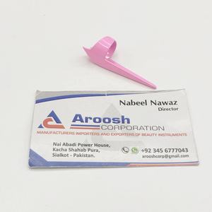 Alicates de acero inoxidable con revestimiento de Rosa bebé para herramientas de extensión de cabello de anillo de separación rápida - Product Image 2