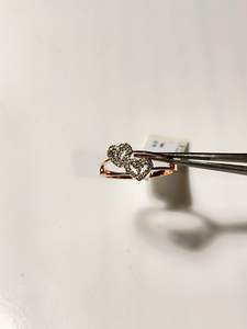 Anillo de oro macizo de 14K con diamante natural para compromiso, aniversario de boda o fiesta con certificado IGI - Product Image 3