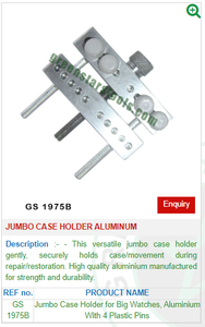 Jumbo Case Holder Aluminium GS 1463A for Jewelry Tools-Jewellery Tools - Product Image 2