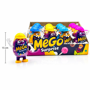 Banoon MeGo Surprise <b>Egg</b> Toy with Chocolate Mini Toy Stickers and Educational Card for Kids Gift - Product Image 2