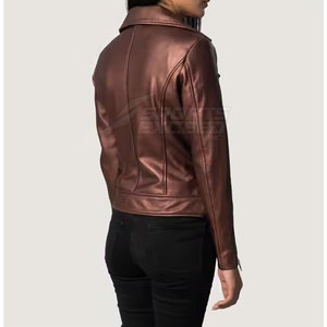 Chaqueta de Cuero y Algodón Tejido Largo de Alta Calidad para Mujer, Hecha con el Mejor Material, Precio Bajo, Gran Venta - Product Image 6