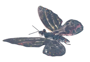 Meilleur prix, magnifique papillon en métal coloré, artisanat, décoration, petite créature, décoration de la maison et du jardin - Product Image 4