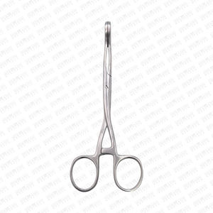 Pinzas de sujeción y agarre quirúrgicas manuales de acero inoxidable Collin-Instrumento reutilizable para uso médico y de quirófano - Product Image 1