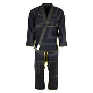 Jiu-Jitsu Gi brasileño con cuello grueso y rodillas reforzadas para agarrar Kimono con triple costura y tela transpirable - Product Image 6