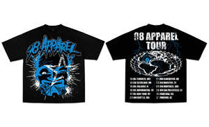 เสื้อยืดผ้าฝ้าย100% ระบายอากาศได้ดีสำหรับทุกเพศเสื้อยืดสีดำโอเวอร์ไซส์พิมพ์ลายดิจิตัลใช้ได้ทั้งชายและหญิงดีไซน์โลโก้ตามสั่ง - Product Image 2