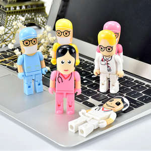 Clé USB Docteur et Infirmière de Dessin Animé |   Clé USB 64 Go CLE |   Clé USB amusante pour le stockage et les cadeaux - Product Image 4