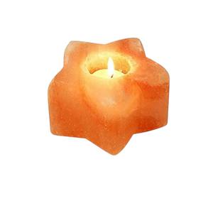Sian Enterprises' Haute Qualité Écologique À La Main En Forme D'étoile Sel De L'Himalaya Bougeoirs Lanternes Feng Shui pour La Maison - Product Image 3