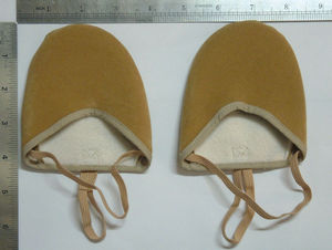 Women Canvas Split <b>Soft</b> Sole Ballet <b>Slippers</b> Adult Elastic Band Leather Dance Training Rhythmic Gymnastic Leather Toe Shoes - Product Image 6