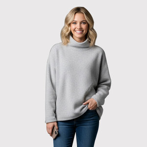 Ropa de hermandad de invierno letras impresas descarga 300 gramos Spandex/algodón forrado Omega Phi Beta cuello alto sudadera estilo universitario - Product Image 6