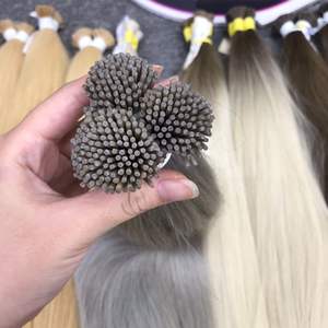 Vente en gros d'extensions de cheveux vierges 100% de haute qualité ITIP pour cheveux naturels droits grand stock de cheveux bruts vietnamiens de couleur claire - Product Image 3