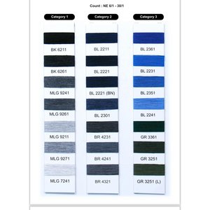 NE แหวนผ้าฝ้าย100% 24/1สำหรับถักและทอผ้าย้อมปั่นด้ายสำหรับถัก - Product Image 3