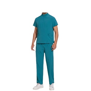 Tenue médicale unisexe 2026 en Spandex pour hôpital, uniforme d'infirmière, combinaison de travail, logo personnalisé, sans couture, pour médecin - Product Image 3
