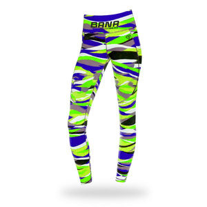 Pantalones de Yoga de cintura alta supersuaves para mujer, mallas de punto súper ajustadas con impresión digital y logotipo personalizado, venta al por mayor, transpirables a granel - Product Image 2