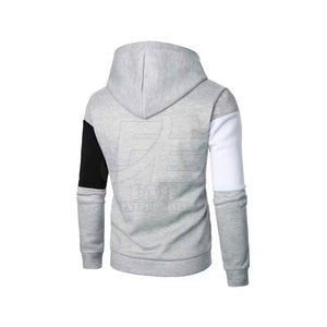 เสื้อฮู้ดผู้ชายคุณภาพสูง ขายส่ง ผ้าฟลีซ 100% ผ้าฝ้ายเนื้อแน่น ซิปหน้า สำหรับฤดูหนาว รับสกรีนโลโก้ - Product Image 2