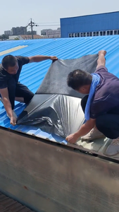 Rouleau d'étanchéité de toiture en PE pour bâtiments métalliques préfabriqués aux États-Unis - Product Image 4