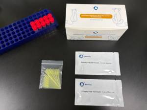 ชุดทดสอบฮอร์โมนโปรเจสเตอโรน (P4) สำหรับสุนัข คุณภาพสูง แบบเร็ว 10 นาที ช่วงการตรวจ 0-50 นาโนกรัม/มิลลิลิตร - Product Image 2