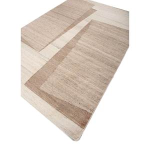 พรมทอมือ Abrash Ivory Flat Weaves ทำจากขนสัตว์และวิสโคส รุ่น ADWV-31 รูปทรงสี่เหลี่ยมผืนผ้า สำหรับห้องโถงและห้องนอน/ข้างเตียง ลายพรมแบบนามธรรม - Product Image 2