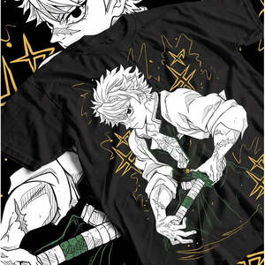 Costume de cosplay Demon Slayer Sanemi Shinazugawa : Haut, cape et short – Vêtements d'anime avec caractéristiques animales uniques pour la décoration - Product Image 6
