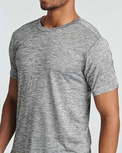 Camiseta personalizada de manga corta para hombre, Camiseta con cuello redondo de secado activo, Camiseta deportiva para correr y gimnasio para hombre - Product Image 6