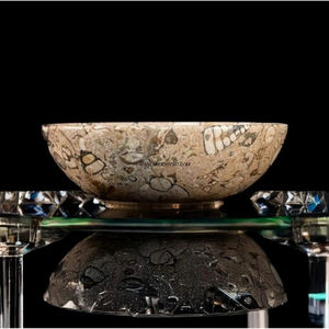 Bol à fruits en marbre japonais fait à la main moderne rond blanc servant affichage décor à la maison accessoires de table fonctionnels et décoratifs - Product Image 6