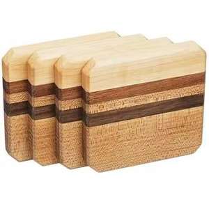 Modern Design <b>Walnut</b> Wood Coasters Set Elegant <b>Table</b> Drink Mat Stylish Home Dining and Bar Accessories - Product Image 5