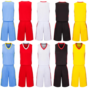 Maillot de basket-ball d'entraînement unisexe de haute qualité, imprimé et brodé, respirant, à séchage rapide, antibactérien, 100% polyester, vêtements de sport - Product Image 1