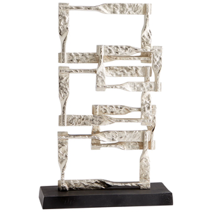 Sculpture faite à la main décor de bureau de luxe Design moderne or noir Sculpture en métal maison et bureau utilisation pièce maîtresse décor Sculpture - Product Image 3