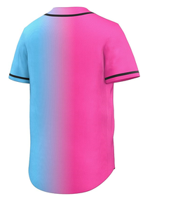 Blank Baseball Jersey for Men Casual Button <b>Down</b> Shirts Short Sleeve Active Team Sports Uniform - Product Image 4