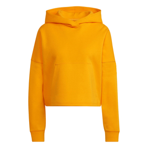 Premier Cotton Ladies Pullover Hoodies Oversized Drop Shoulder Style avec logo personnalisé Top léger Hooded Crop Tops - Product Image 4