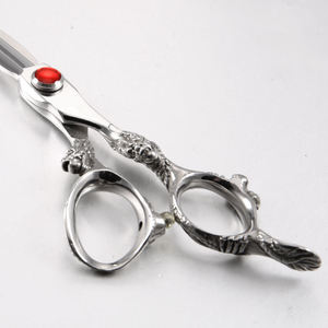 Tijeras de adelgazamiento de corte de peluquero con mango de dragón de alta calidad logotipo personalizado hoja extremadamente afilada para profesionales y principiantes - Product Image 6