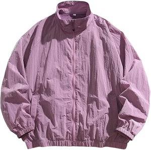 Chaqueta cortavientos ligera para hombre, abrigo informal con cremallera - Product Image 3